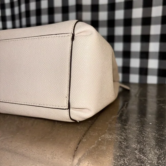 Coach Minetta Crossbody in Chalk Pebbled Leather NWOT 2017 - Picture 6 of 10